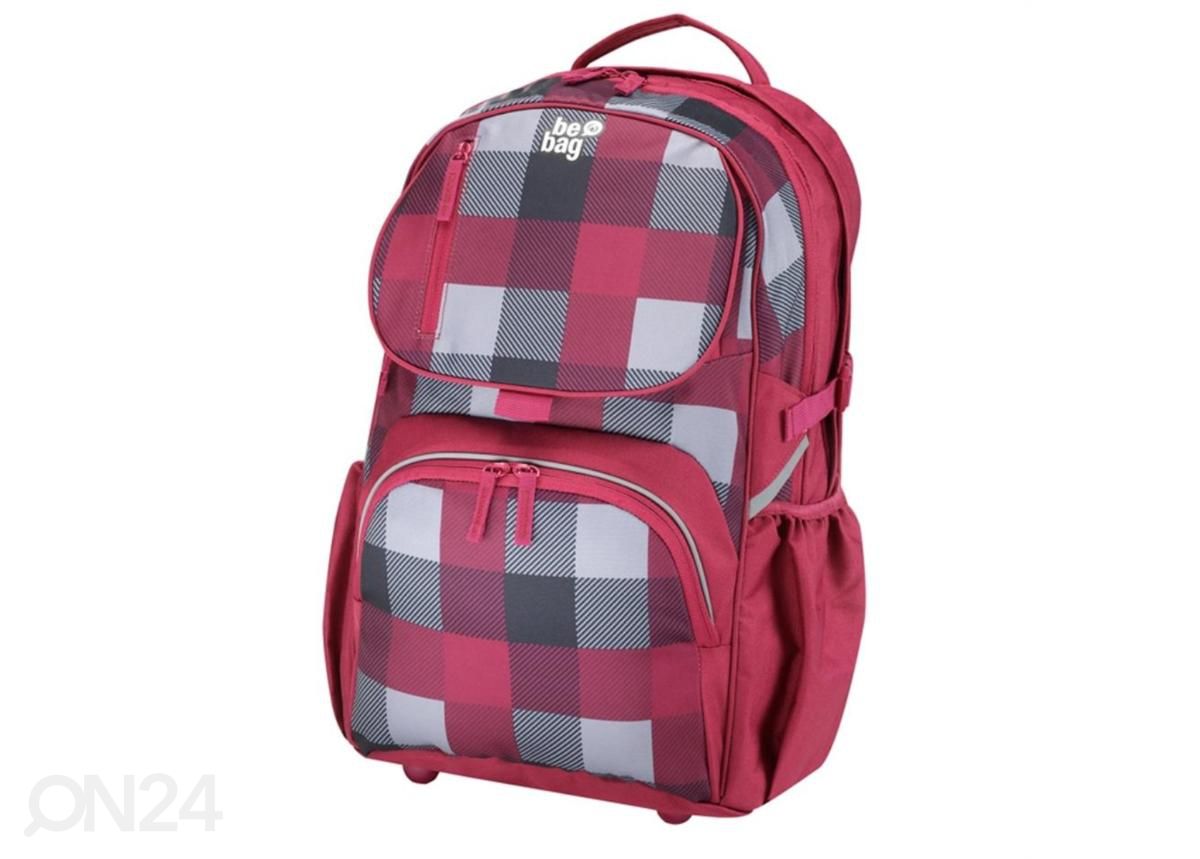 Koulureppu Be Bag Cub Checked kuvasuurennos