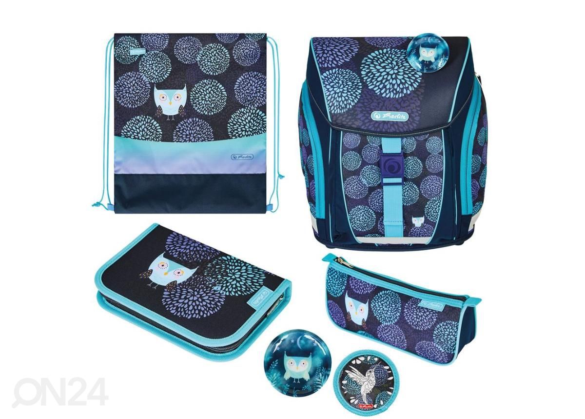 Koulureppu Filolight Plus Flower Owl kuvasuurennos