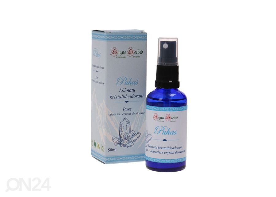 Kristallideodorantti PUHDAS 50ml kuvasuurennos