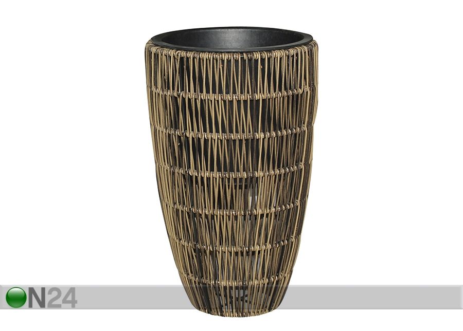 Kukkaruukku WICKER Ø36x60 cm kuvasuurennos