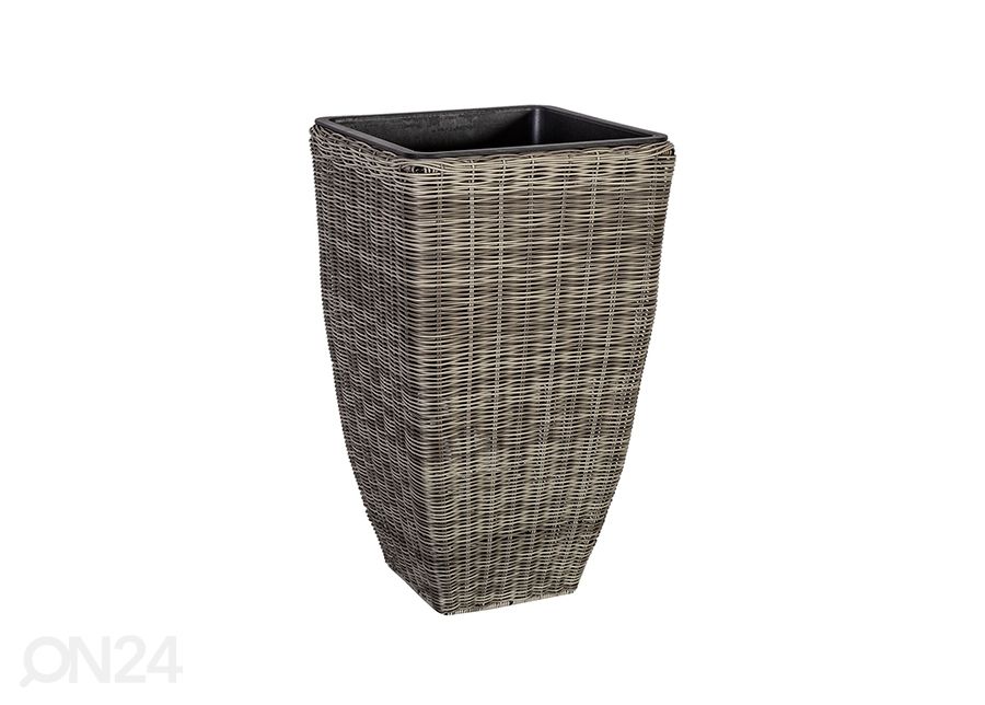 Kukkaruukku WICKER 21x21x36 cm kuvasuurennos