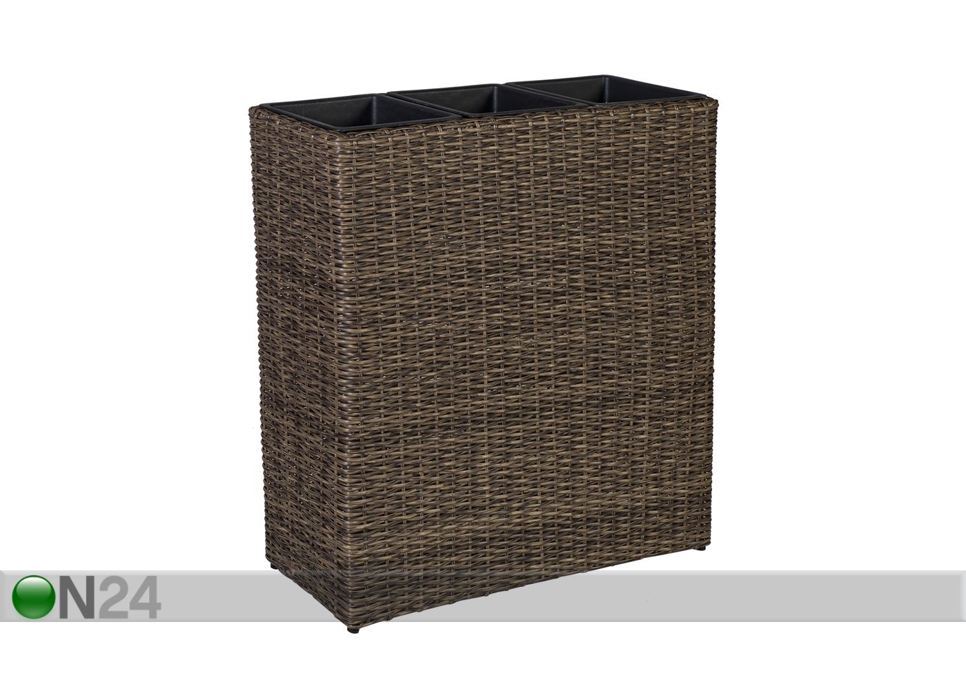 Kukkaruukku WICKER 77x22xh80 cm kuvasuurennos