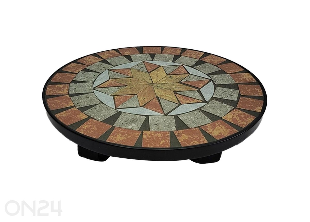 Kukkaruukun alusta Mosaic kuvasuurennos