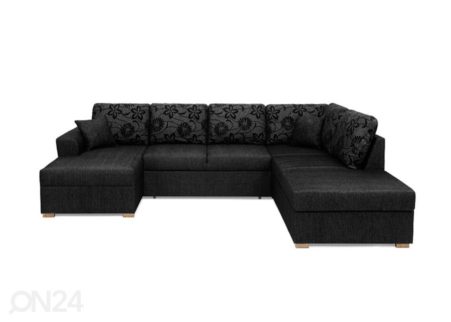 Kulmavuodesohva Silver XL Jumbo vuodevaatelaatikolla kuvasuurennos