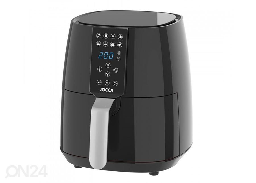 Kuumailmakeitin Jocca 3,8 L, musta kuvasuurennos
