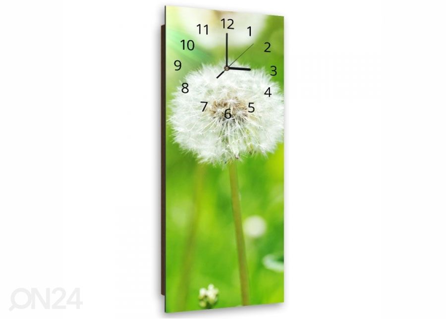 Kuvallinen seinäkello DANDELION kuvasuurennos