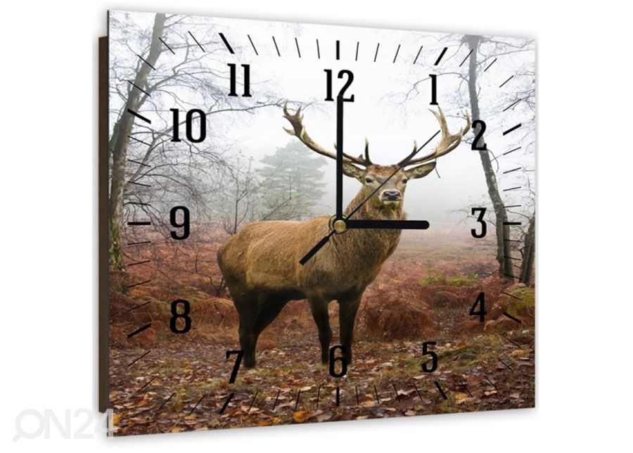 Kuvallinen seinäkello DEER kuvasuurennos