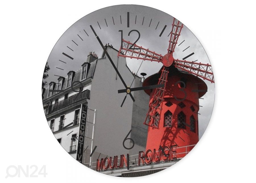 Kuvallinen seinäkello MOULIN ROUGE kuvasuurennos