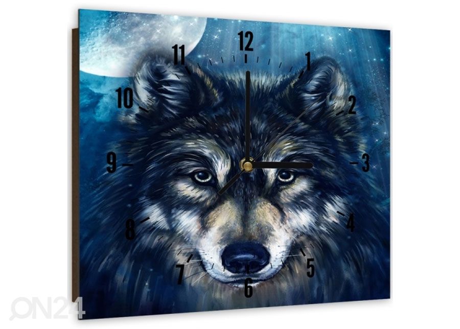 Kuvallinen seinäkello WOLF kuvasuurennos