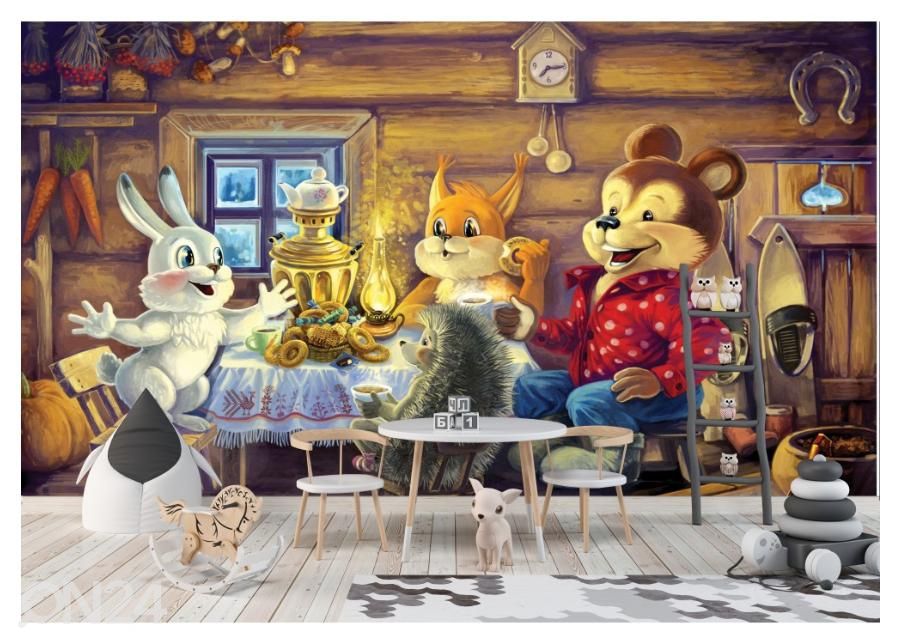 Kuvatapetti Tea Party 416x290 cm kuvasuurennos