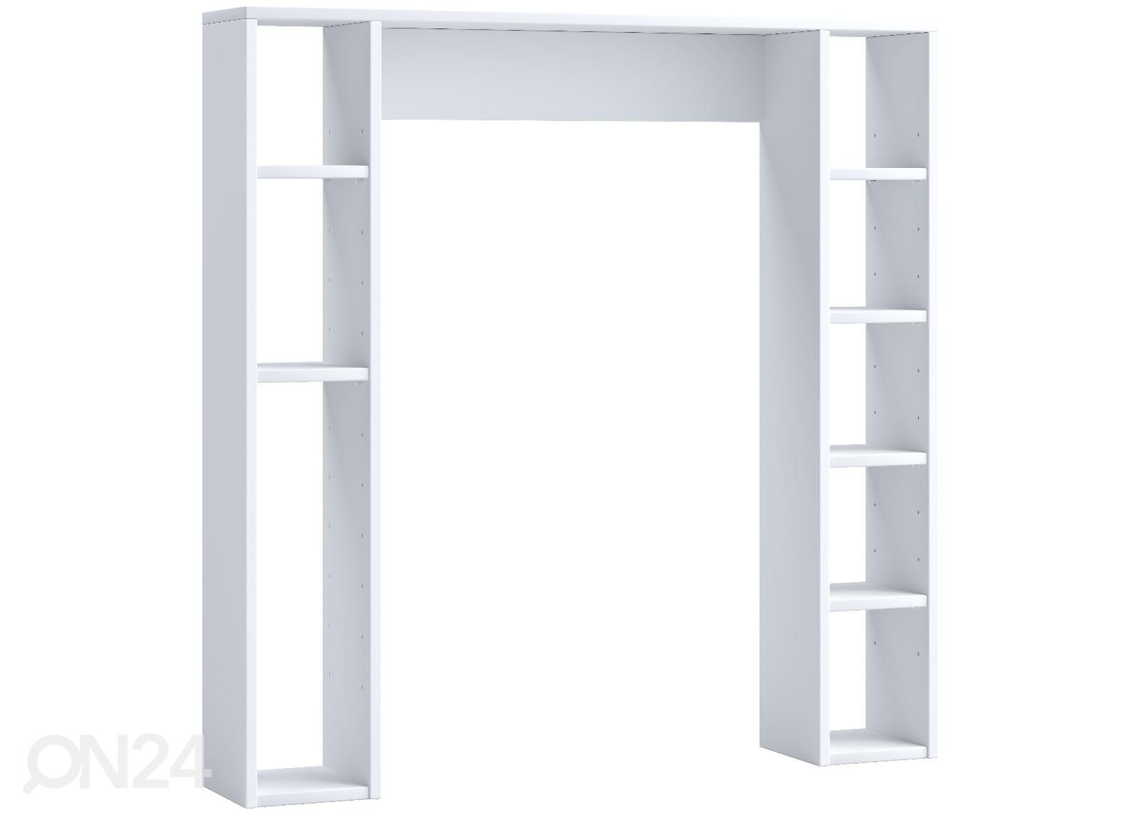 Kylpyhuoneen hylly / hyllykkö WC-istuimen taakse Tinoli M 98 cm kuvasuurennos