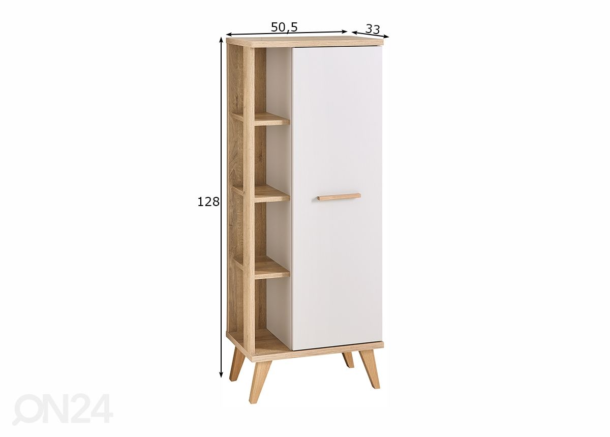 Kylpyhuoneen kaappi 966 kuvasuurennos mitat