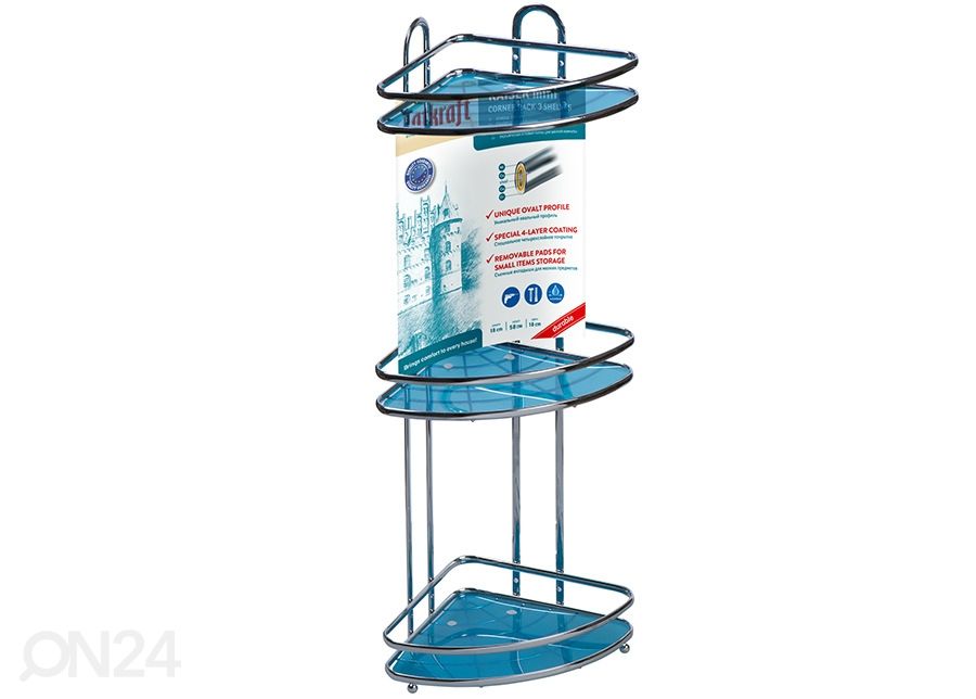 Kylpyhuoneen kulmahylly Tatkraft Kaiser Compact kuvasuurennos