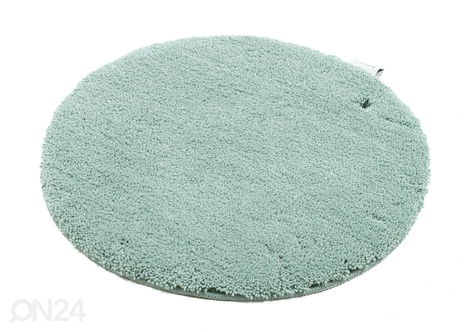 Kylpyhuoneen matto om Tailor Cozy Bath Uni Ø60 cm, mintunvihreä kuvasuurennos