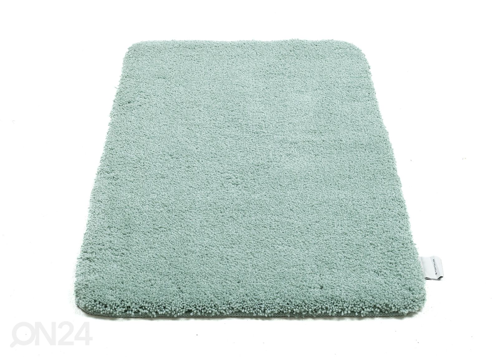 Kylpyhuoneen matto Tom Tailor Cozy Bath Uni 60x100 cm, mintunvihreä kuvasuurennos