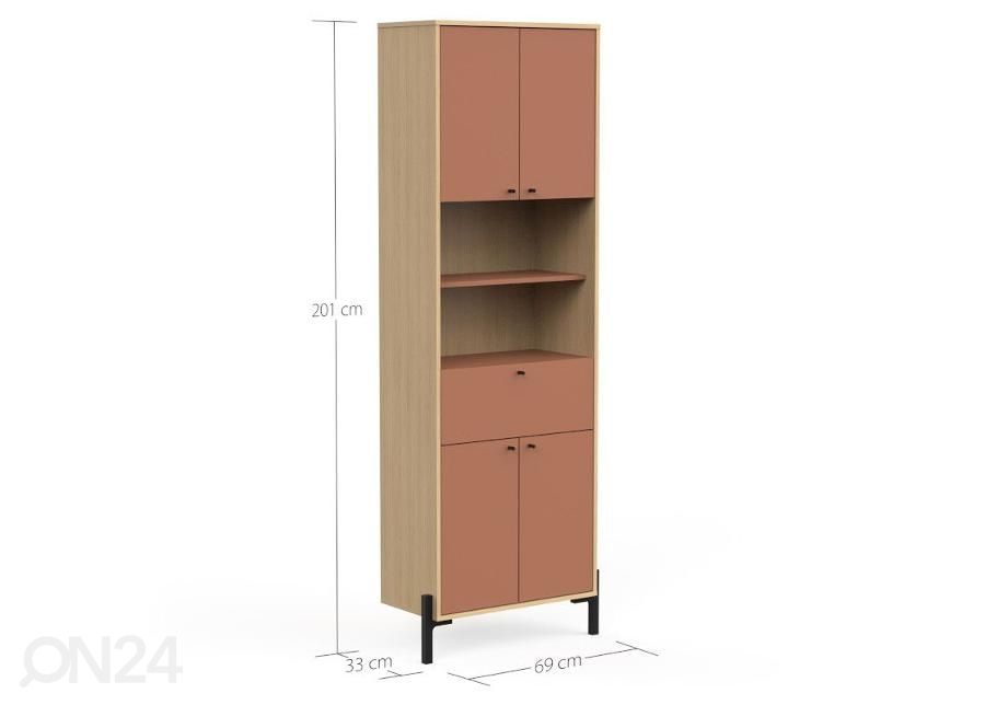 Kylpyhuonekaappi Elisa 4u1s kuvasuurennos mitat