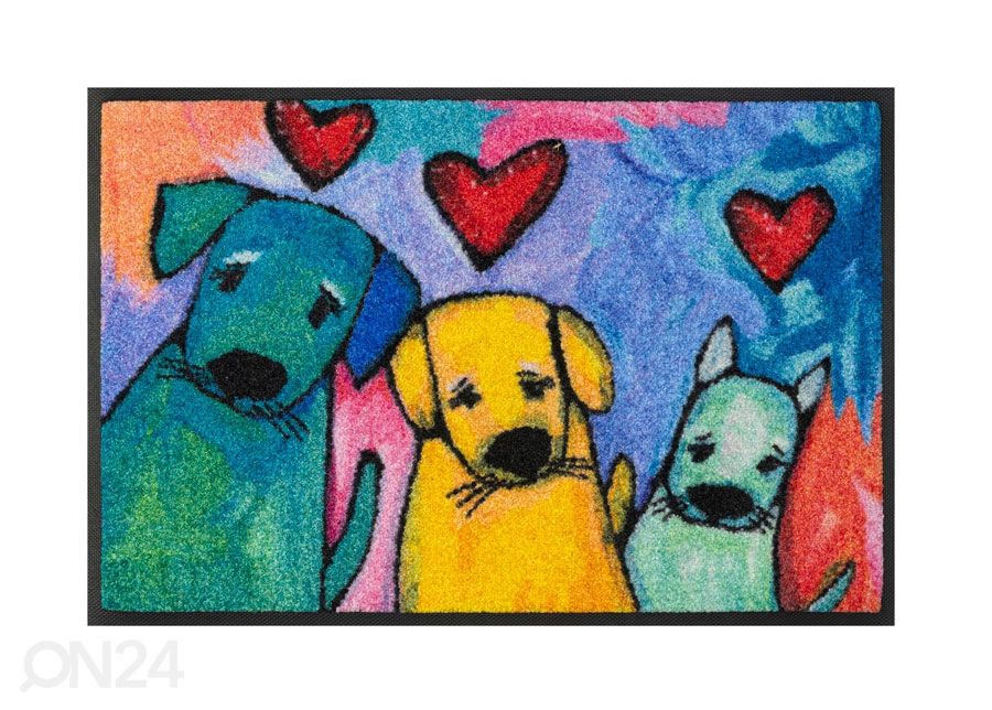 Kynnysmatto Doggies 50x75 cm kuvasuurennos