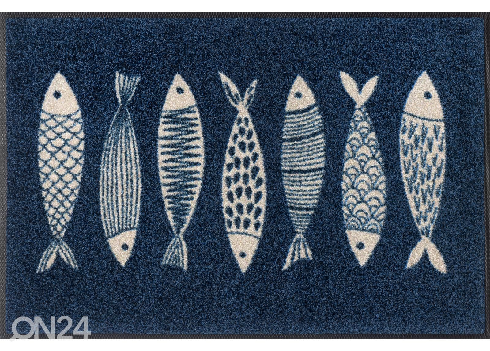 Kynnysmatto Fish Tango 50x75 cm kuvasuurennos