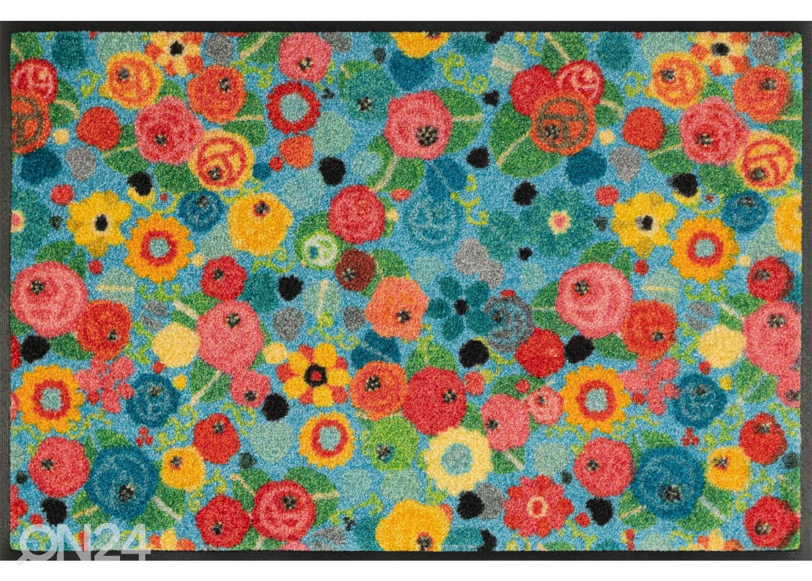 Kynnysmatto Flower Power 50x75 cm kuvasuurennos