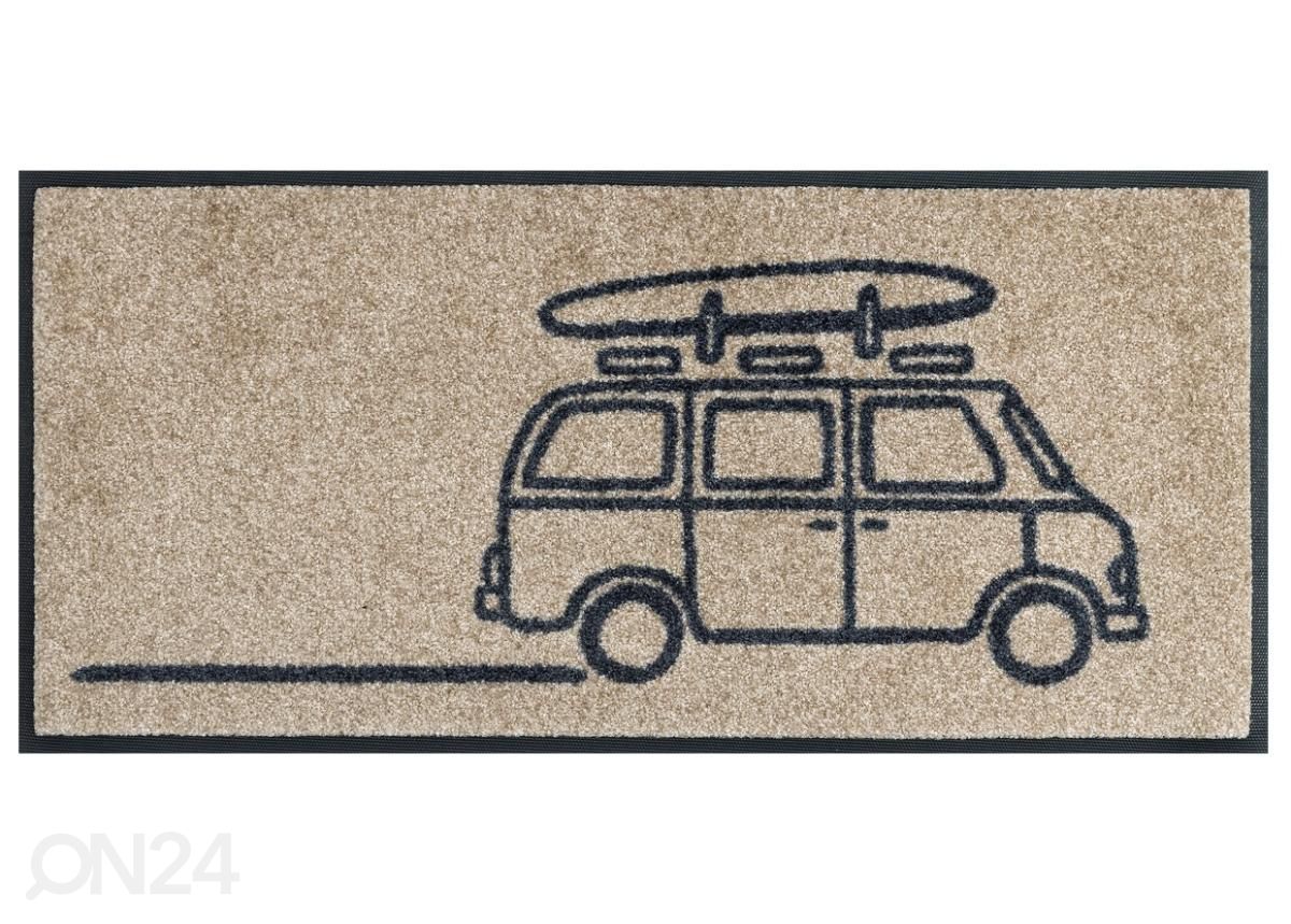 Kynnysmatto Keep it Simple beige 35x75 cm kuvasuurennos