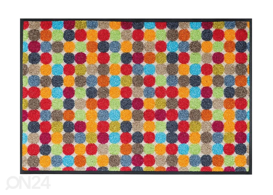 Kynnysmatto Mikado Dots 50x75 cm kuvasuurennos
