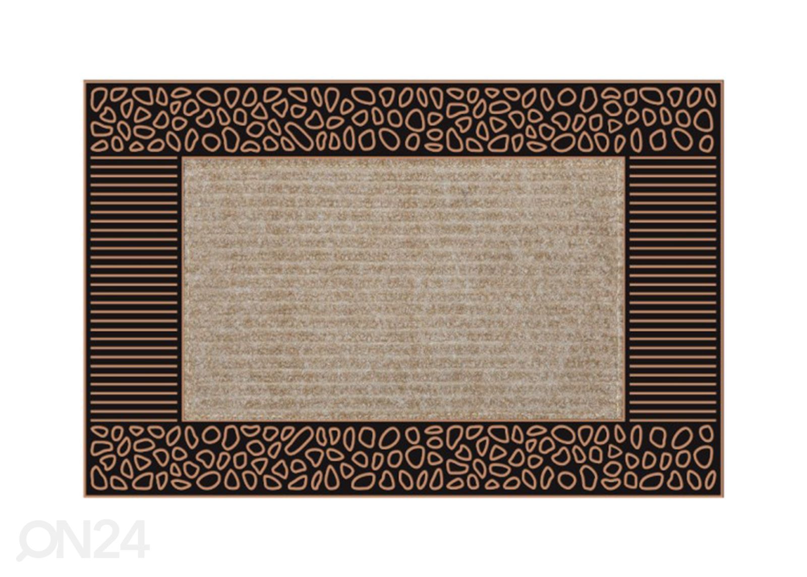 Kynnysmatto mur Grand 45x70 cm, pronssi kuvasuurennos