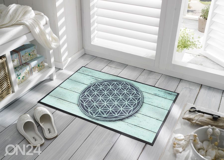 Kynnysmatto Pattern of Life 50x75 cm kuvasuurennos