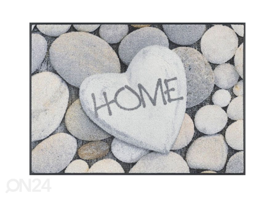 Kynnysmatto Pebble Stones 60x85 cm kuvasuurennos
