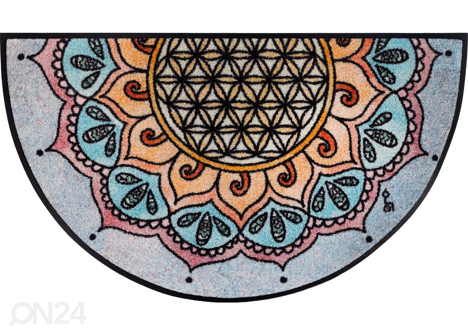 Kynnysmatto Round Harmony Pattern 50x85 cm kuvasuurennos