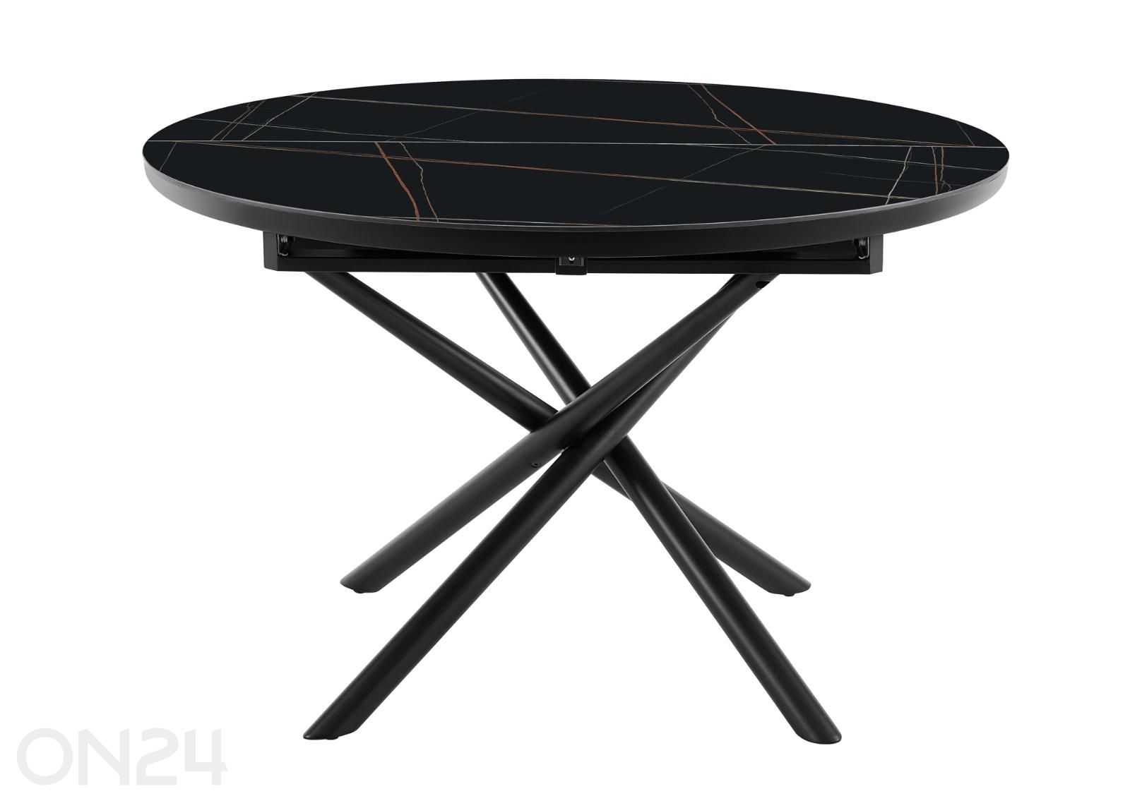 Laajennettava ruokapöytä Ø120 cm kuvasuurennos