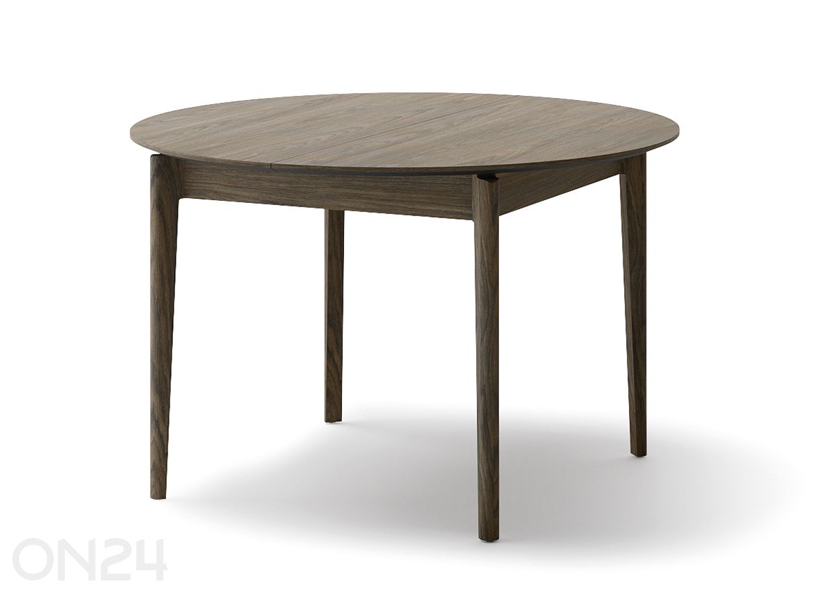 Laajennettava ruokapöytä Plot Ø120x120/240 cm kuvasuurennos