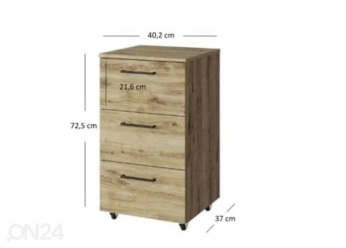 Laatikosto Doorset kuvasuurennos mitat