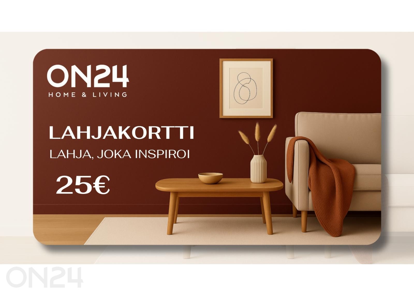 Lahjakortti 25 € kuvasuurennos