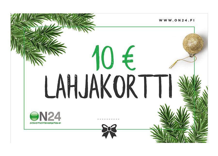Lahjakortti Joulu 10 € kuvasuurennos