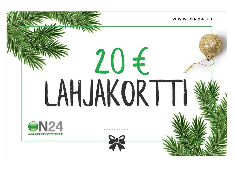 Lahjakortti Joulu 20 € kuvasuurennos