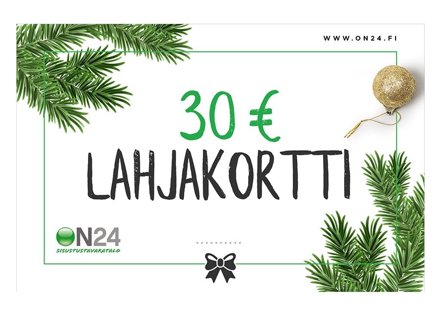 Lahjakortti Joulu 30 € kuvasuurennos