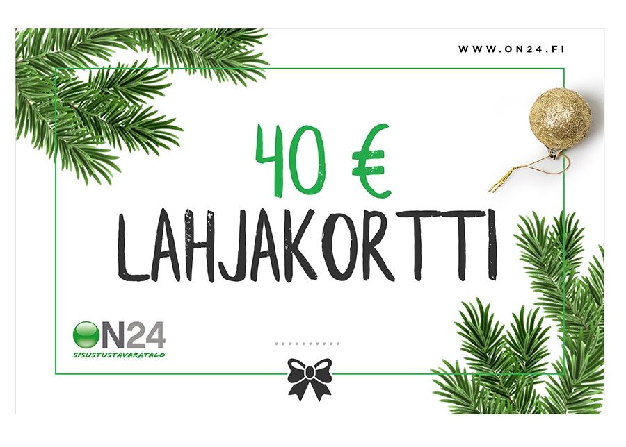 Lahjakortti Joulu 40 € kuvasuurennos