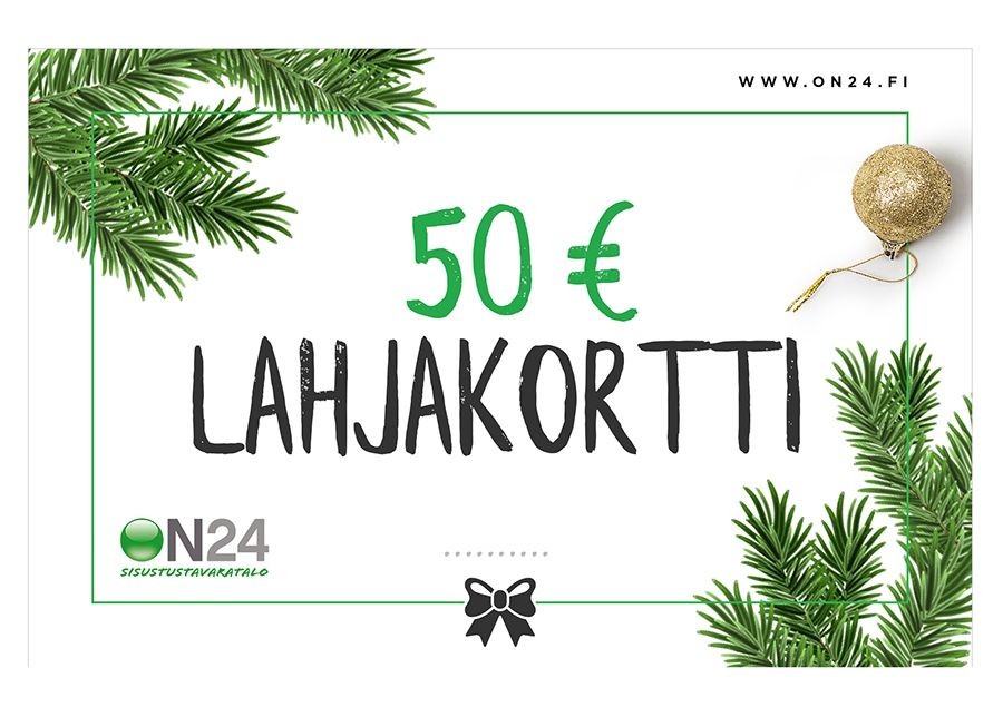 Lahjakortti Joulu 50 € kuvasuurennos