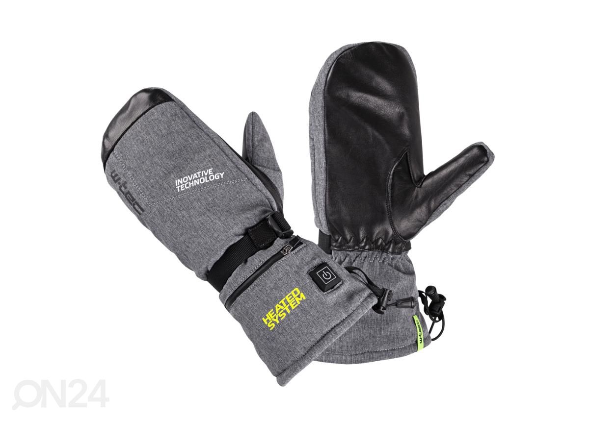 Lämmitettävät hanskat inSPORTline HEATtero harmaa koko XL kuvasuurennos