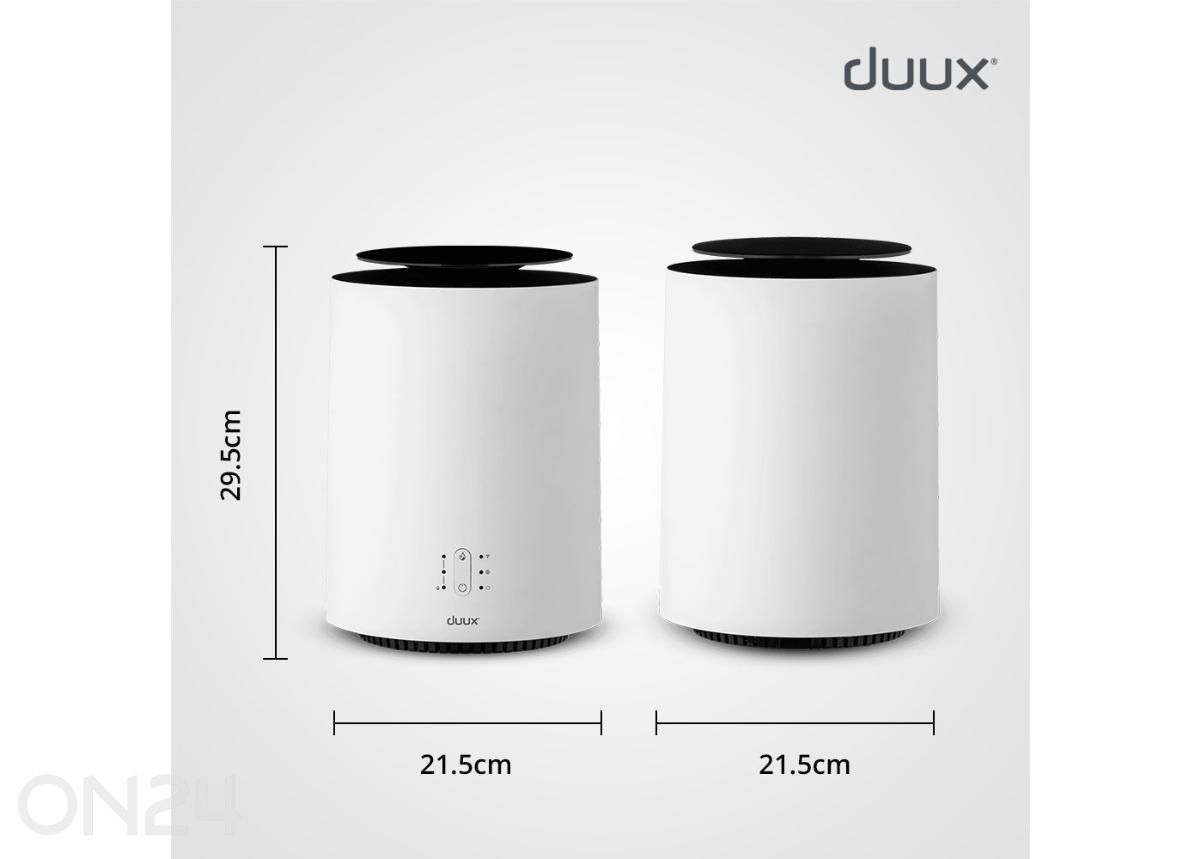 Lämpöpuhallin Duux Threesixty 2 Smart Wi-Fi, valkoinen kuvasuurennos mitat