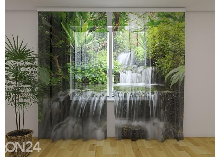 Läpinäkyvä kuvaverho Bali Freshness 240x220 cm kuvasuurennos