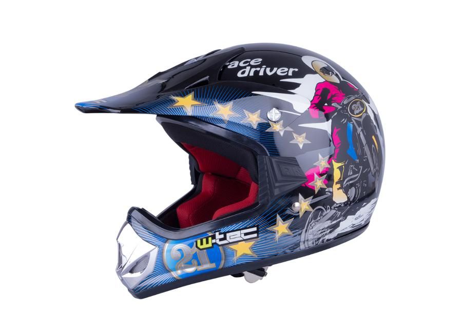Lasten crossikypärä W-TEC kuvasuurennos