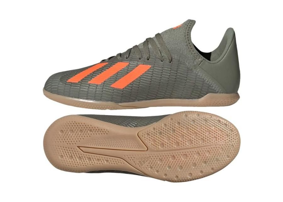 Lasten futsal sisäpelikengät adidas X 19.3 IN JR EF8376 kuvasuurennos