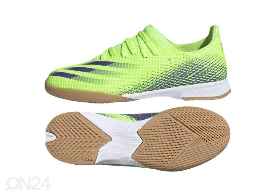Lasten futsal sisäpelikengät Adidas X Ghosted.3 IN Jr kuvasuurennos