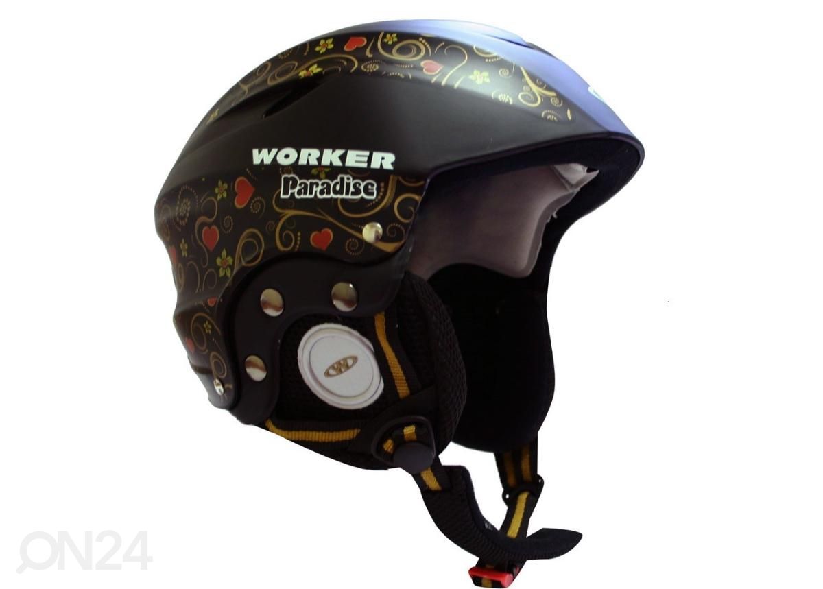 Lasten hiihto- ja lumilautakypärä Paradise WORKER, koko XS 48-52 cm kuvasuurennos