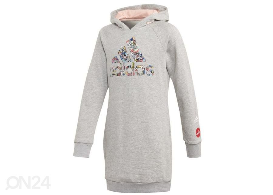 Lasten huppari Adidas Cleofus Long Hoodie kuvasuurennos