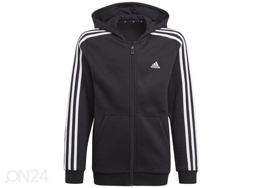 Lasten huppari Adidas Essentials 3S Full-zip Hoodie kuvasuurennos