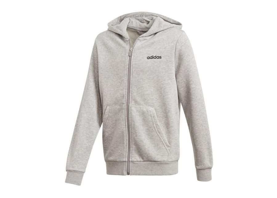 Lasten huppari Adidas JR Essentials Linear FZ Hoodie Junior DV1819 kuvasuurennos