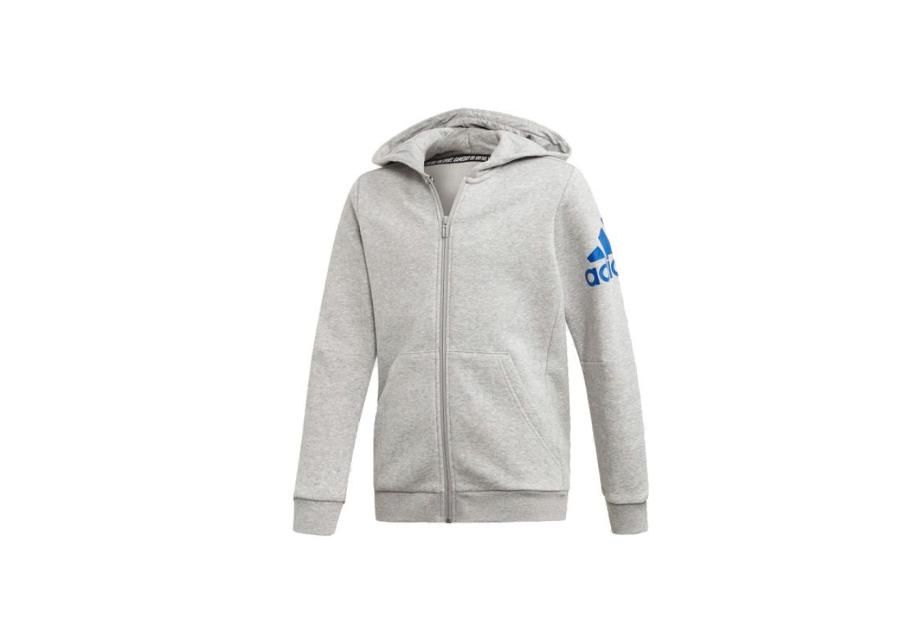 Lasten huppari adidas Must Haves Badge of Sport Track Hoodie Junior ED6486 kuvasuurennos