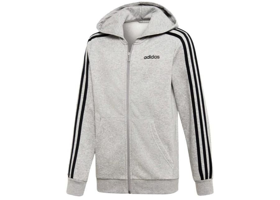 Lasten huppari adidas YB E 3S FZ HD Junior DV1802 kuvasuurennos